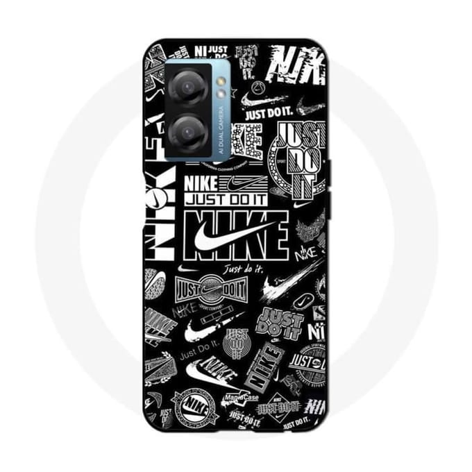 Coque - Nike - Oppo A77 5G - Graffiti - Souple - Sportif blanc