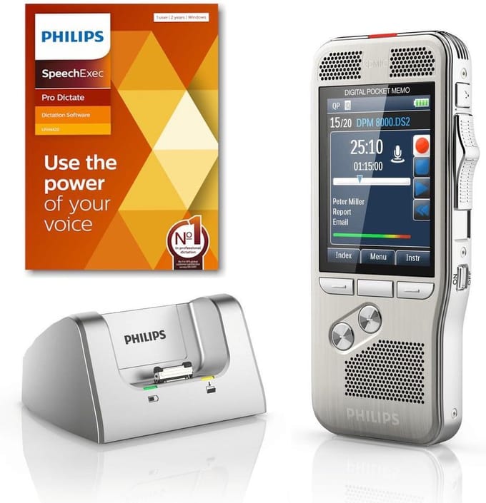 Philips digital Pocket Memo DPM8200