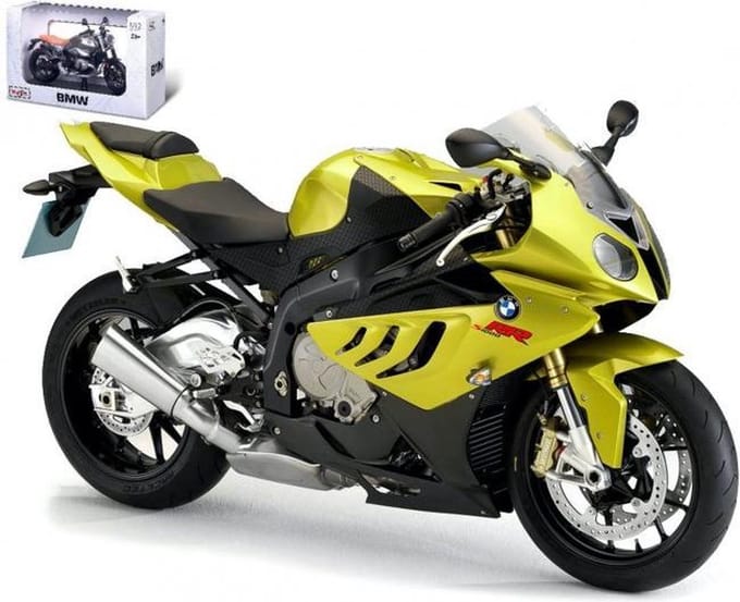 Maisto BMW S1000RR groen/zwart modelauto schaalmodel 1:18