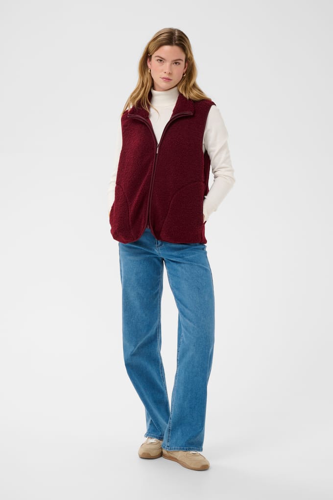 Mouwloze fleece voor dames KAFFE Kaally