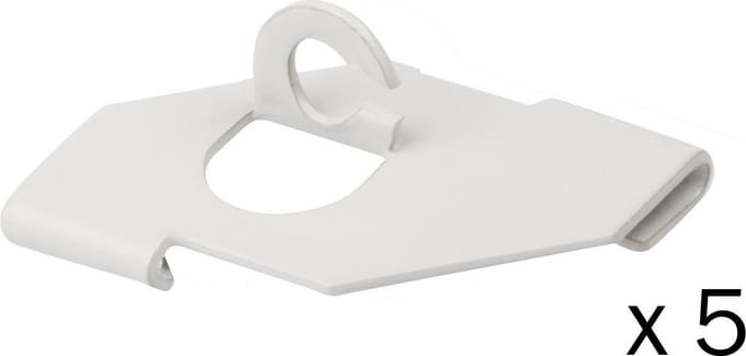 STAS systeemplafond haak (wit) voor koord met lus (set van 5 stuks)