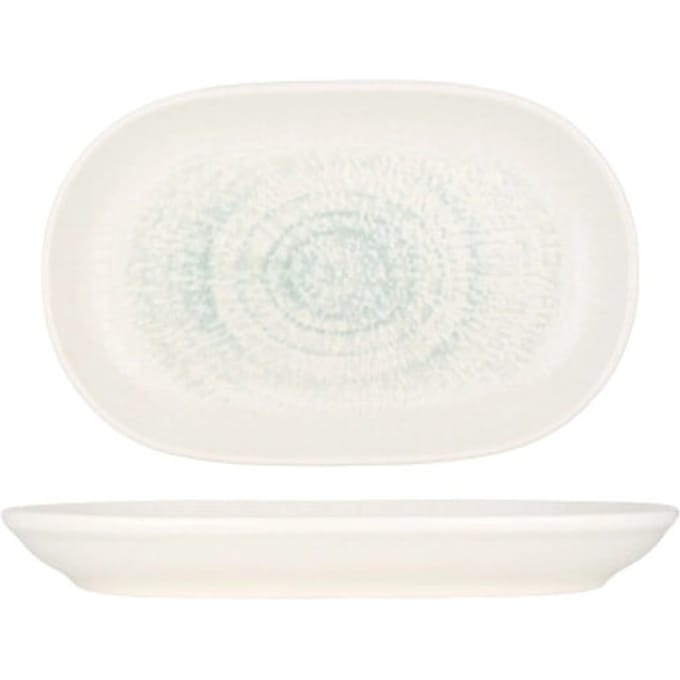 ID Fine Serveerschaal - Glacier - Porselein - 23 cm - set van 2