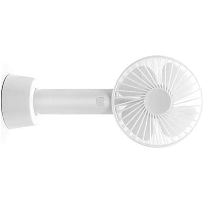 Handventilator Wit USB-oplaadbaar 3 Snelheden 1200mAh Batterij Krachtige Mini Draagbare Ventilator voor Thuis white