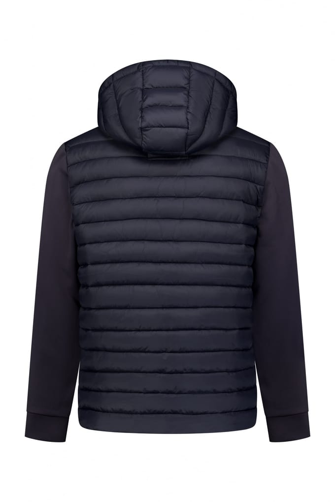 No Excess Jacket Hooded Padded Mix With Sweat Night Maat: M | Winterjassen Outlet | Heren | Blauw