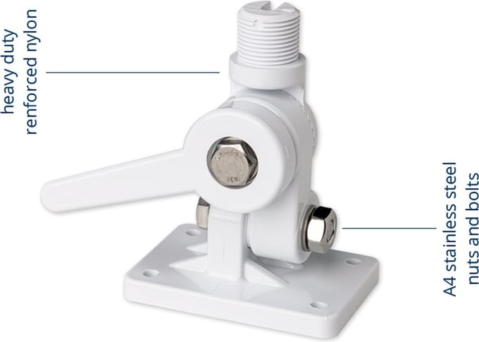 Scout KS7B 27mc bootantenne voor polyester - houten boten