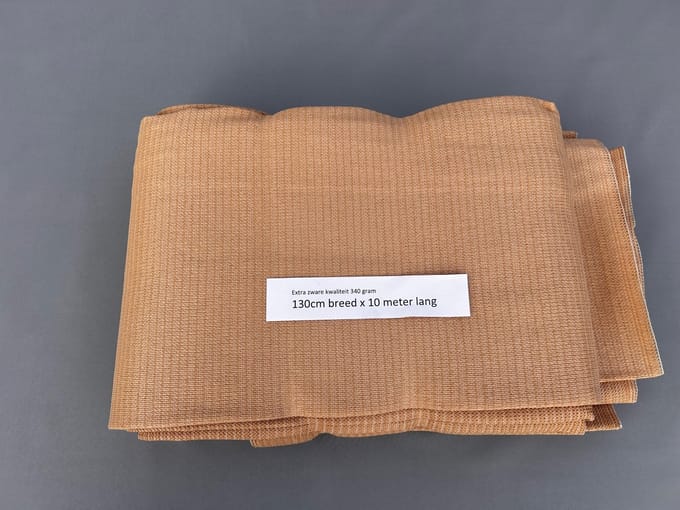 CamoBob schaduwdoek coupon 130x1000cm sand, 340grams