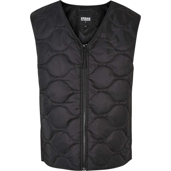 Urban Classics - Zipped Gilet Mouwloos jacket - L - Zwart