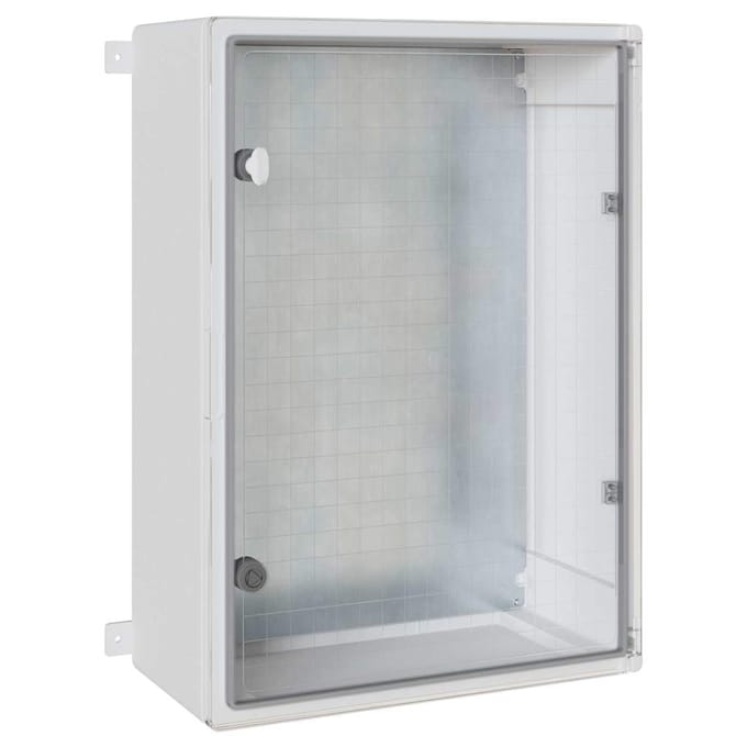 vidaXL - Besturingskast - Grijs - 57 - x - 24,5 - x - 70 - cm - ABS - Kunststof