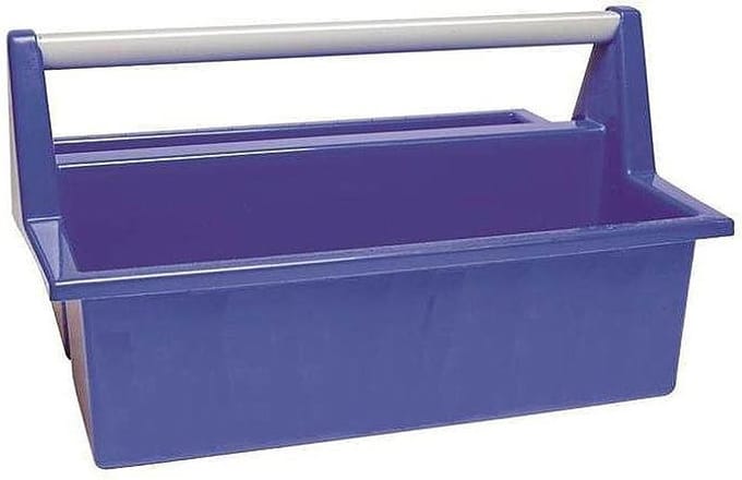 Gereedschapsbak met aluminium handvat, 396x294x212 mm