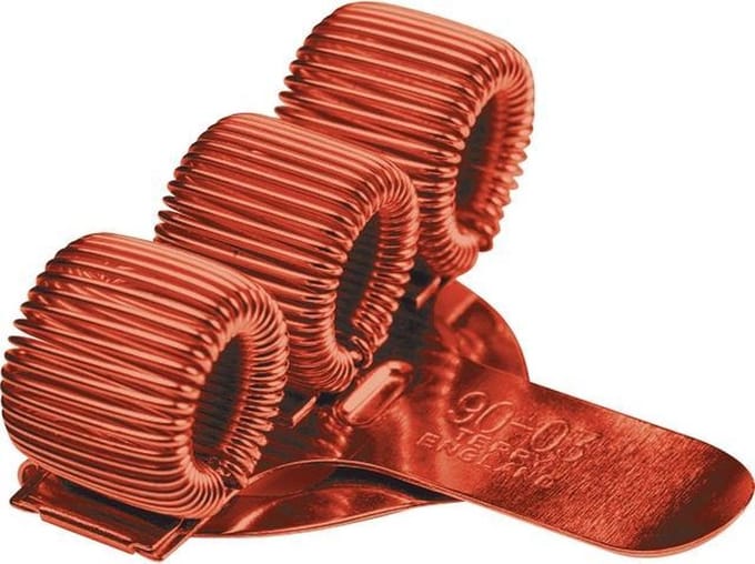 Terry Clip voor 3 pennen e - potloden rood