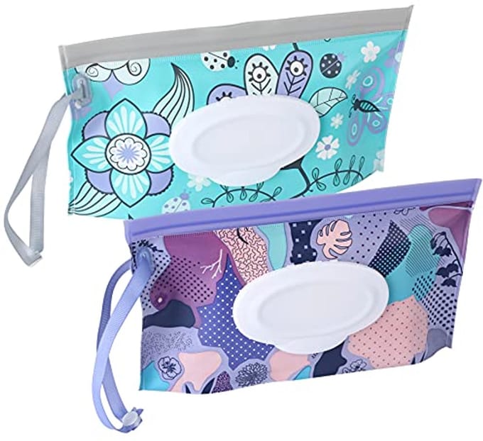 2-Pack Draagbare Wipe Dispenser voor Babydoekjes