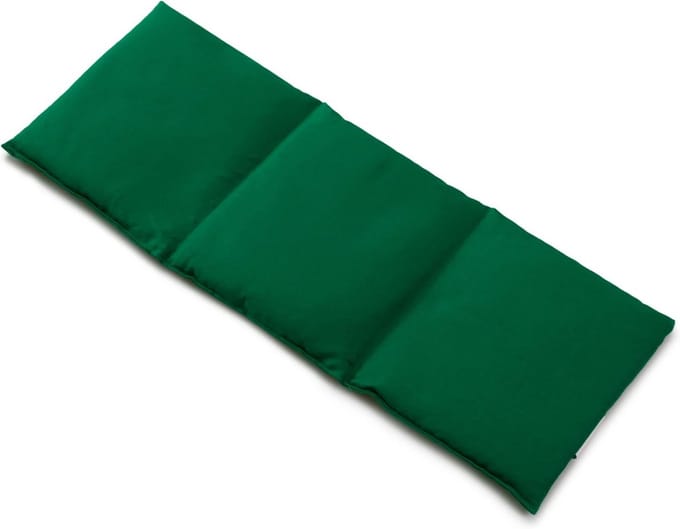 3-Kamer Warmtekussen met Bessenpitten 20x50cm Groen Katoen