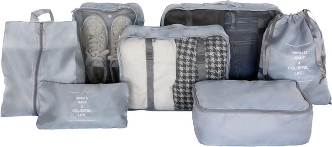 Packing cubes - Koffer organizer hoezen - Bagage Organizers - Compression Cube - Set van 7 stuks