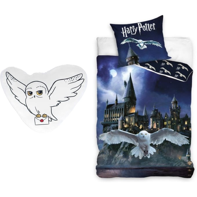 Harry Potter slaapkamerset; dekbedovertrek en kussen