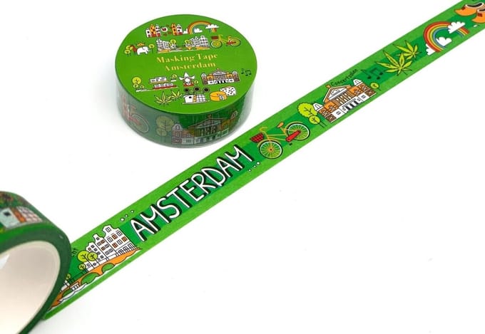 Washi tape - Amsterdam - 15mm