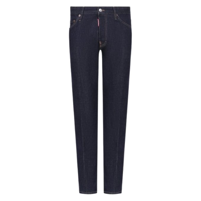 Dsquared2 Cool Guy Jeans Icon Print Pocket Donkerblauwe Jeans