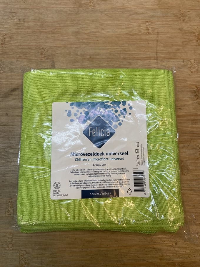 Felicia Microvezeldoek, groen - Pak 5 stuks