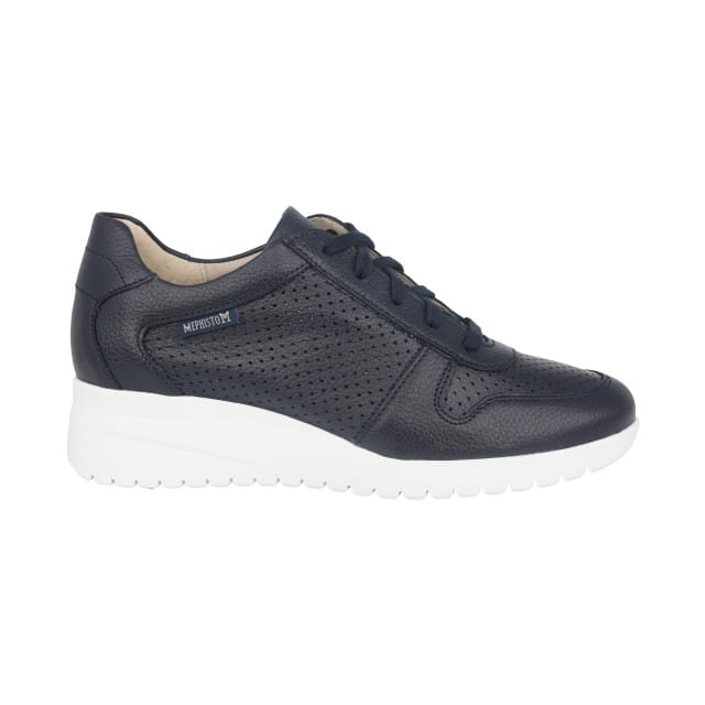 Mephisto Isa Perf - dames veterschoen - Blauw - maat 41 (EU) 7.5 (UK)