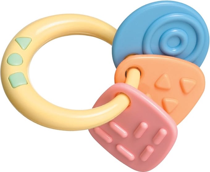 Tolo Baby Bijtring & Rammelaar in 1 - Pastelkleur