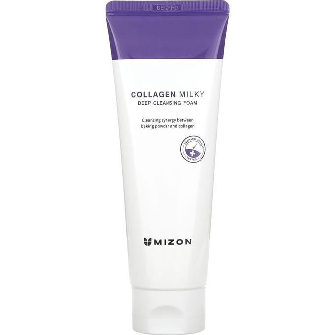 Mizon, Collagen Milky, Deep Cleansing Foam, 5.29 oz (150 g) white