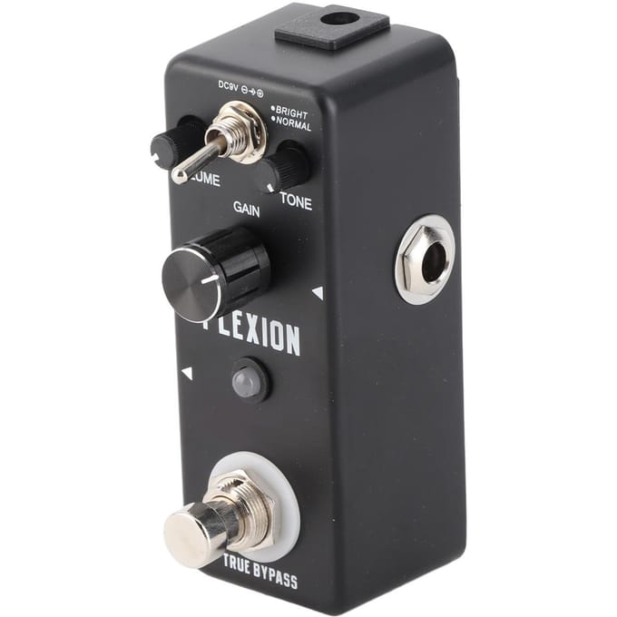 Plexion Gitaar Effectpedaal Aluminiumlegering Behuizing True Bypass Effectpedaal gray