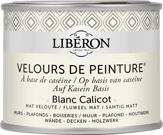 Liberon Velours De Peinture Muurverf - Mat - Blanc Calicot - 0,125l