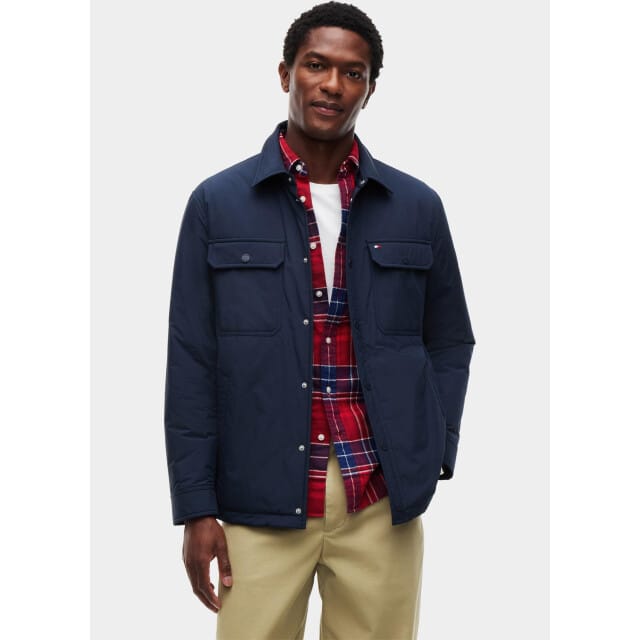 Tommy Hilfiger Winterjas heren packable lw shirt jacket mw0mw44767/dw5