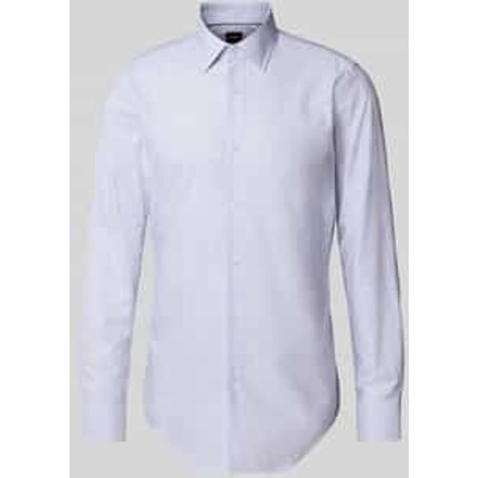 Slim fit zakelijk overhemd van mix van katoen en lyocell model 'HANK'