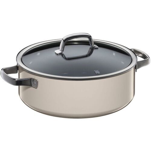 WMF Fusiontec Mineral - Braadpan - Ø 280mm - inclusief glazen deksel - Macadamia