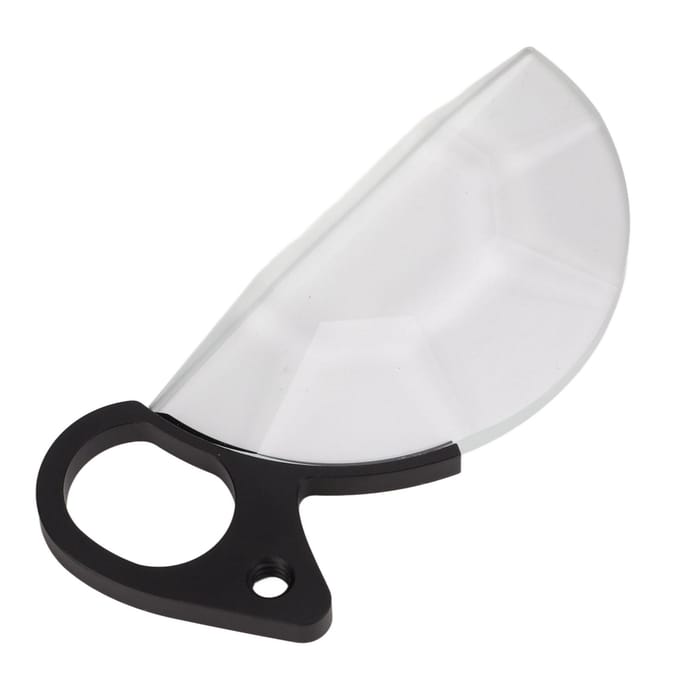 80mm Handheld Halve Cirkel Kaleidoscoop Filter Optisch Glas Camera Special Effects Filter voor Nacht white