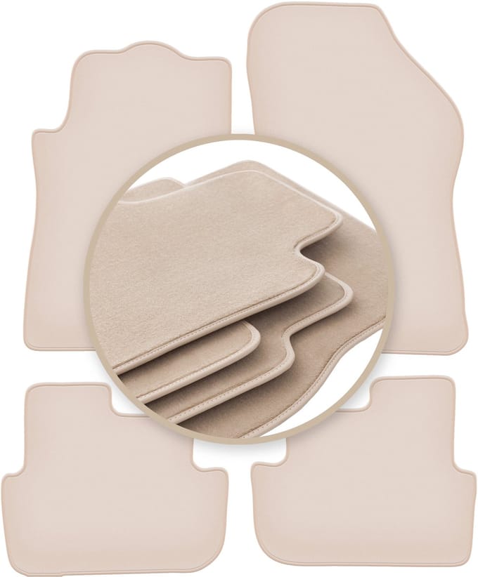 PREMIUM beige matten voor: Peugeot 308 CC cabrio 2007-2013