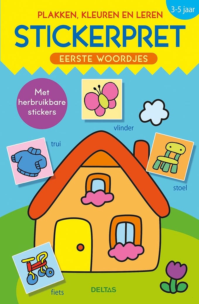 Stickerpret - Eerste woordjes (3-5 j.)