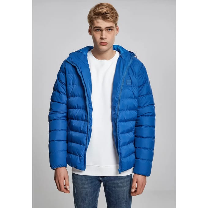 Urban Classics Jas Basic Bubble Jacket Tb863 Nvy/wht/nvy Mannen Maat - M