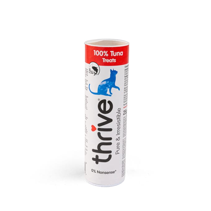 25g Vriesgedroogde 3 x Tonijn Thrive Kattensnacks