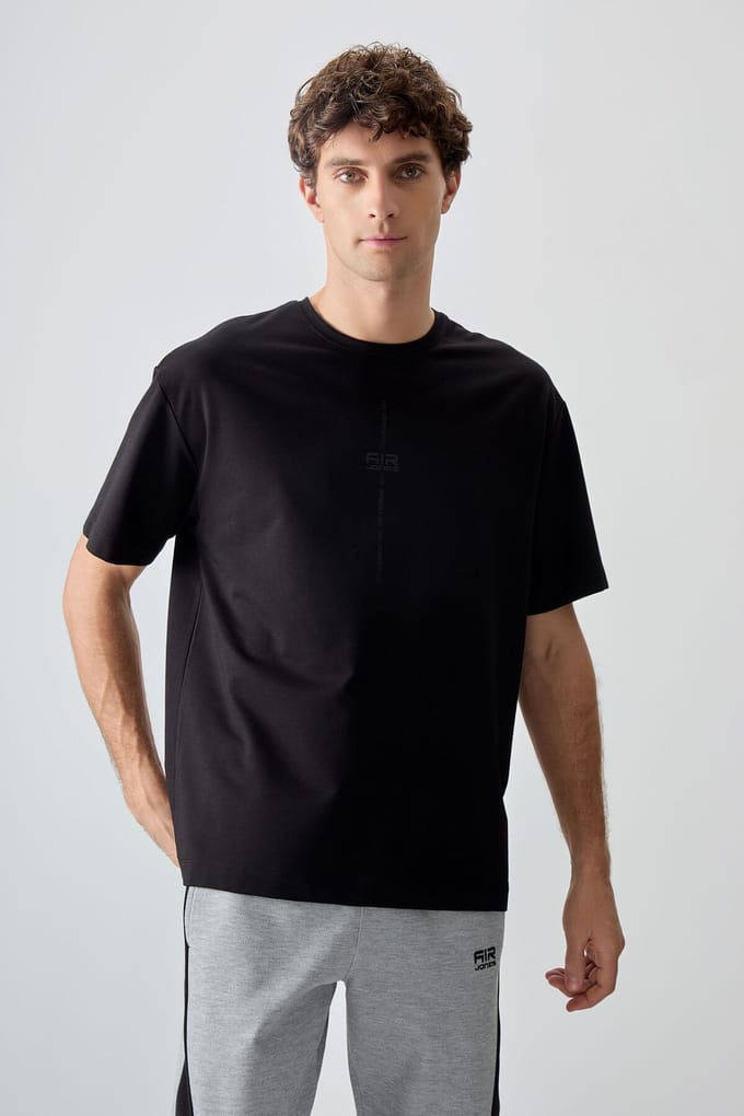 Oversized Geprinte Crew Neck T-shirt