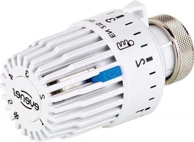 Thermostaatkop - Radiatorknop - Verwarming Instellen - Standaard M30 - 15 - Wit