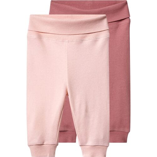 LUPILU Set van 2 baby joggingbroeken (Lichtroze/roze, 62-68)