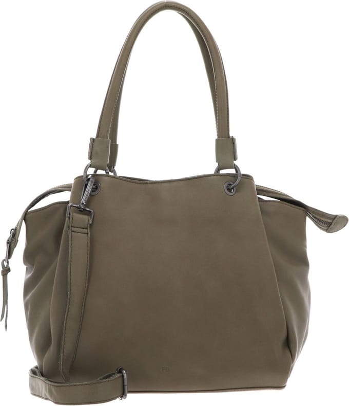 FREDsBRUDER Leren Schoudertas Jola Lily Shoulder Bag Leaf Groene