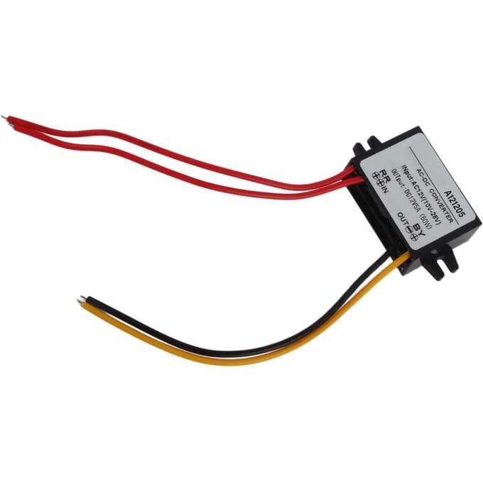AC 10?28V naar DC 12V Buck Converter AC DC Step Down Voedingsmodule (5A) 5A