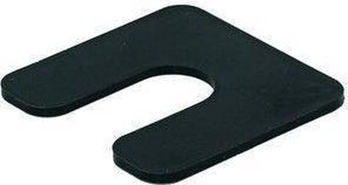 Wurth - Drukplaat kunststof met sleuf - Drukplaat met sleuf x 240 st Lengte 70 mm