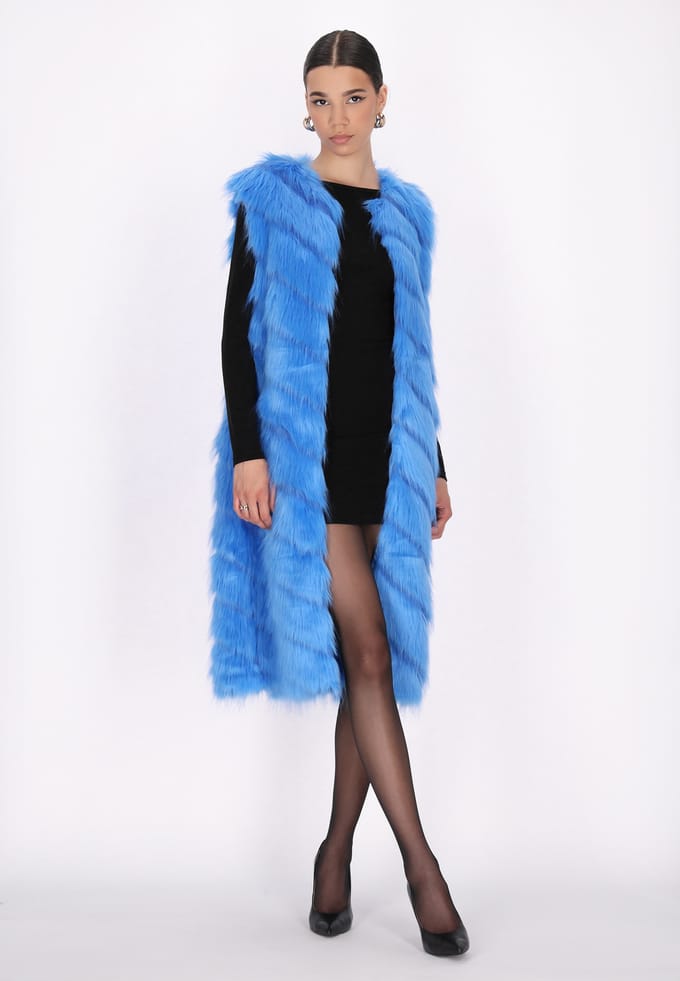 Mymo Vest Dames blauw
