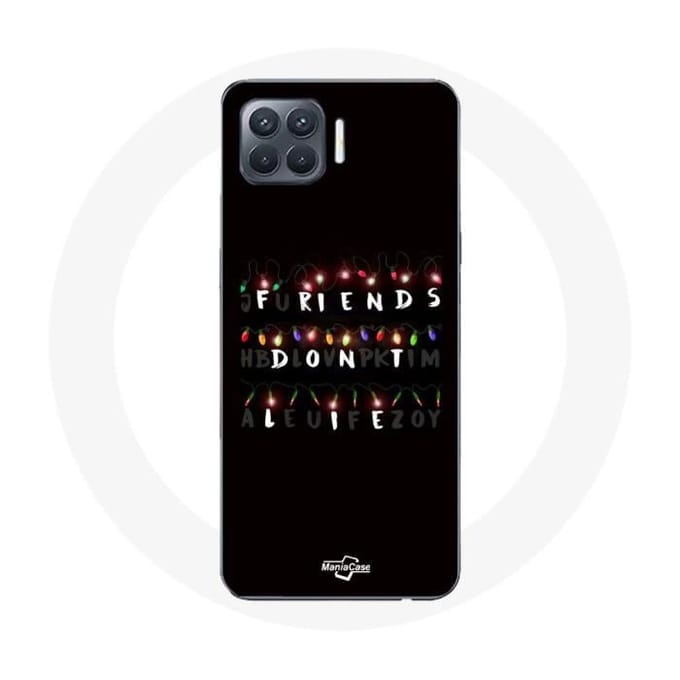 Coque pour Oppo A93 - Stranger Things - Joyeux Noël - Souple - Noir - Mixte