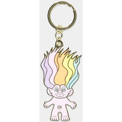 Difuzed Good Luck Trolls Metalen Sleutelhanger-Rainbow Troll (Diversen) Nieuw