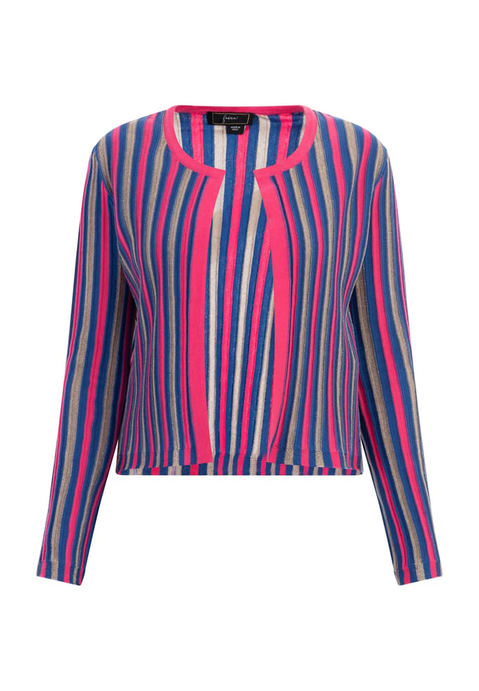 Faina Vest Dames Roze Veelkleurig