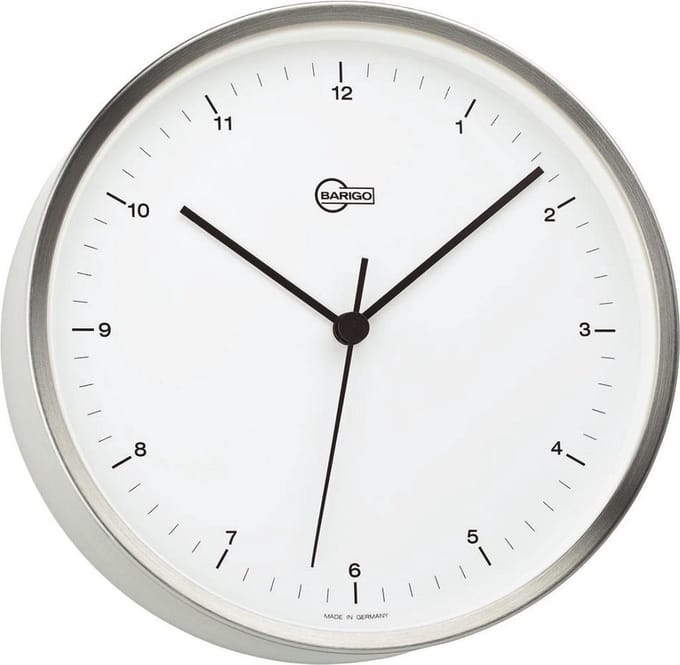 Barigo 650 Klok - edelstaal - ø 16 cm