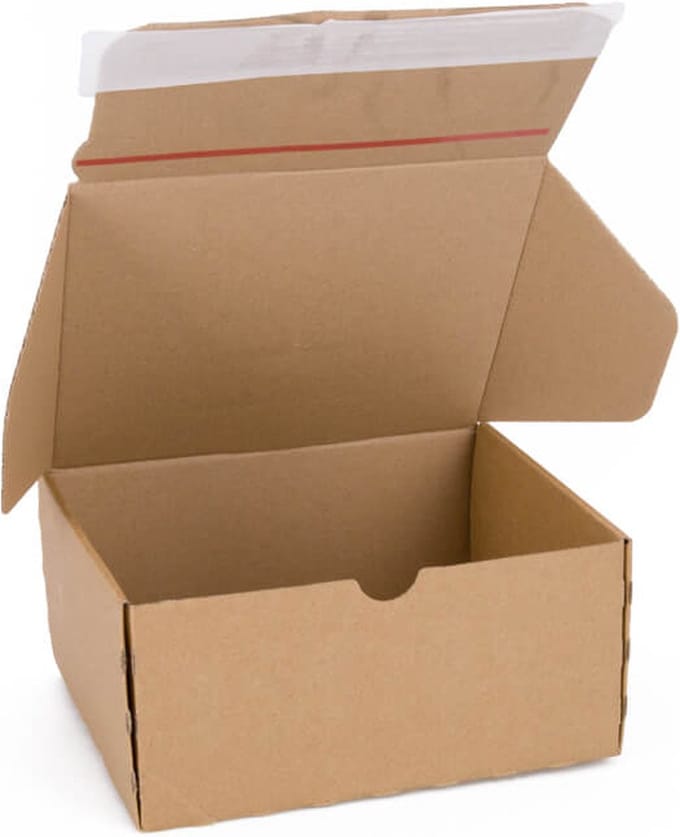Postdoosjes enkelegolf 192 x 155 x 91 mm | 20 stuks