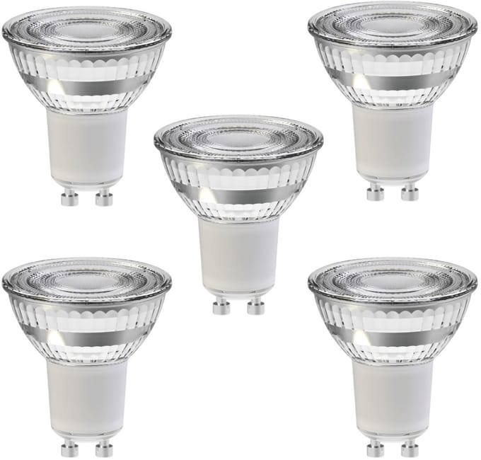 5 PACK - GU10 3,6w, 345 Lumen, 2700K-1800K (Warm Tone)