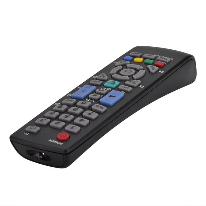 Télécommande de remplacement pour téléviseur Samsung BN59-00942A blanc