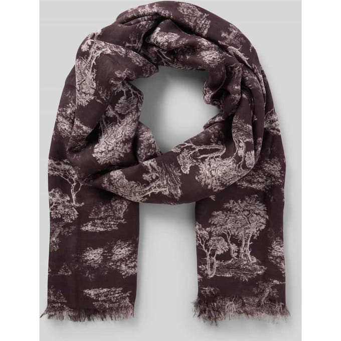 Sjaal van modal in all-over look