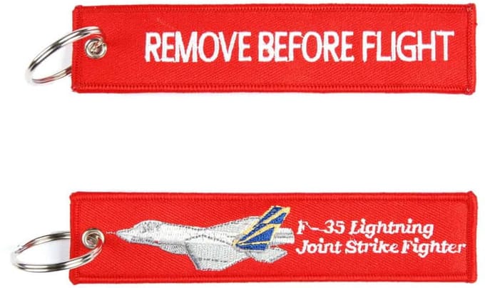 Sleutelhanger RBF + F-35 JSF style 2 #51